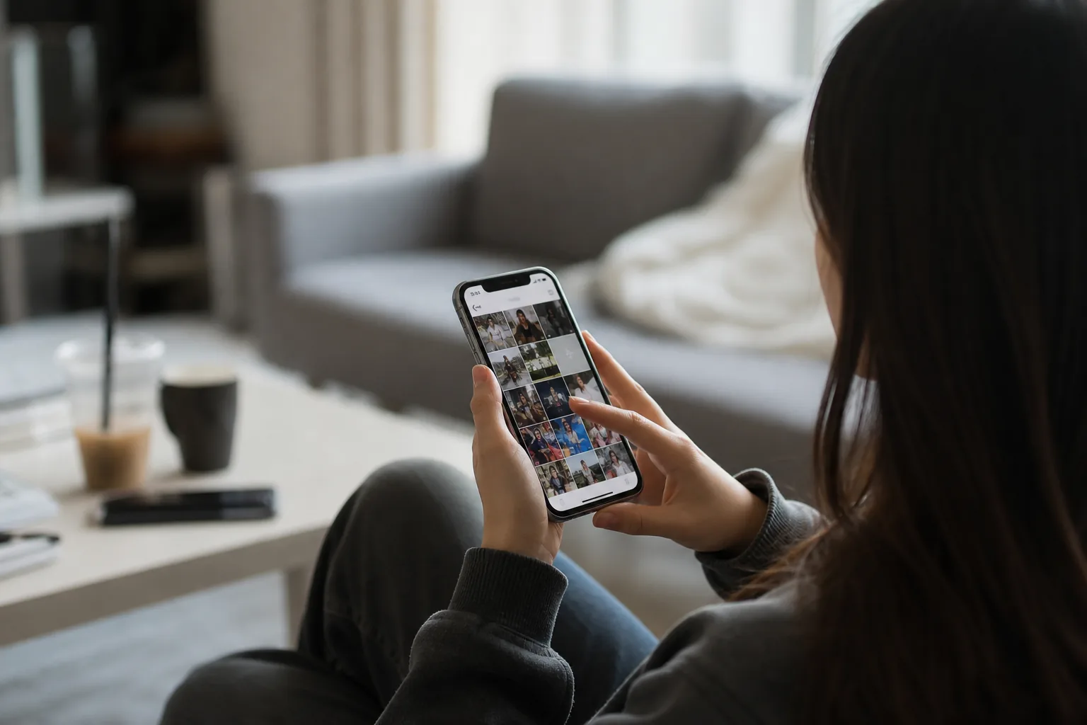 AI-generated phone screen and fan discussion scene representing online fandom boundary debates