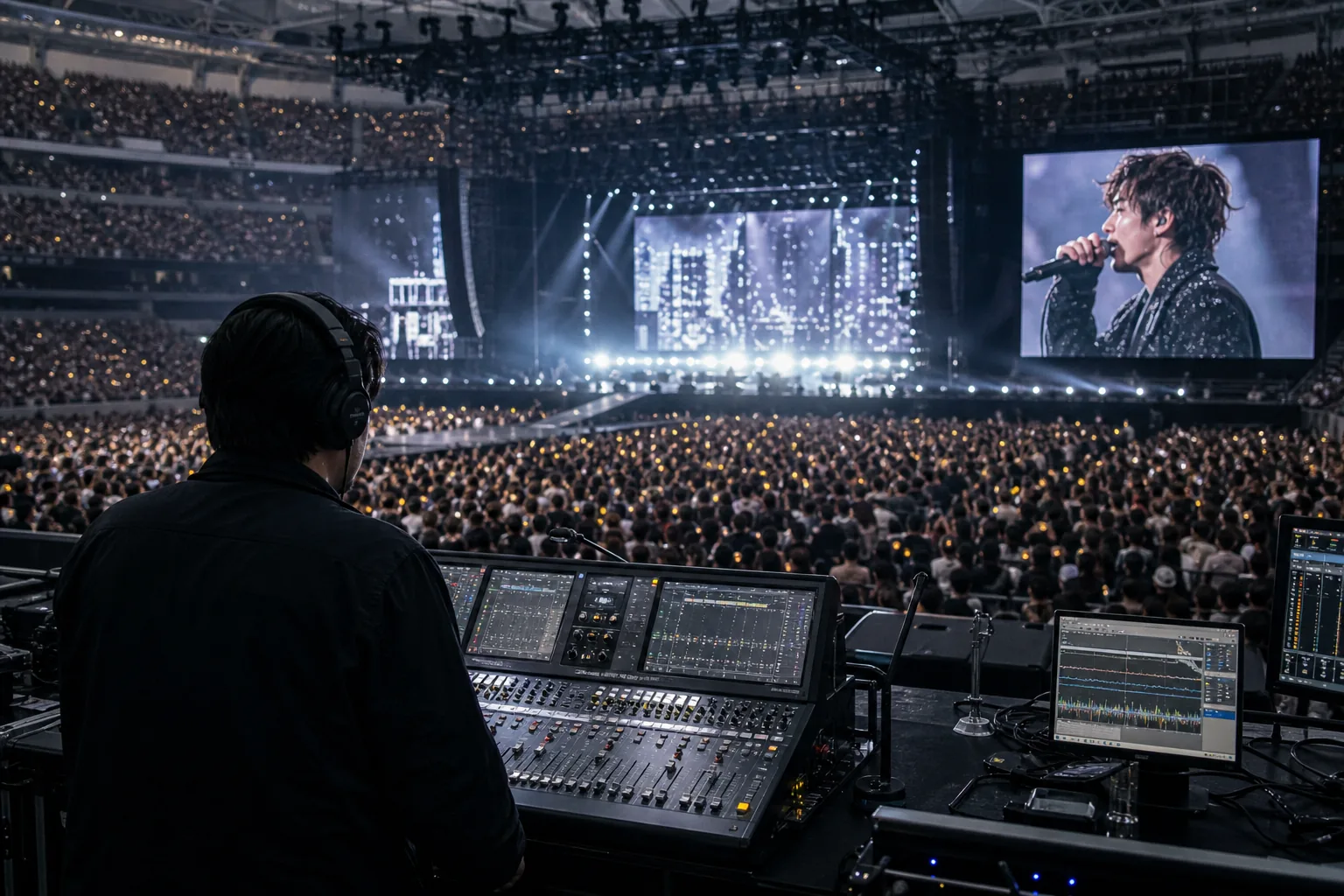 Editorial image about public reaction to idol concert criticism