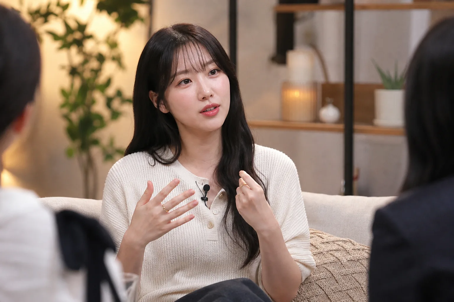 AI editorial image explaining Korean celebrity relationship attention after public dating news