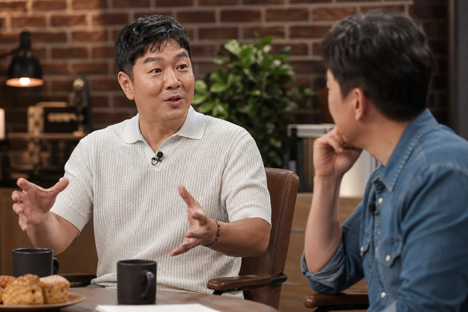 Hong Kyung Min recalling Kim Jong Kook workout routine on a talk show