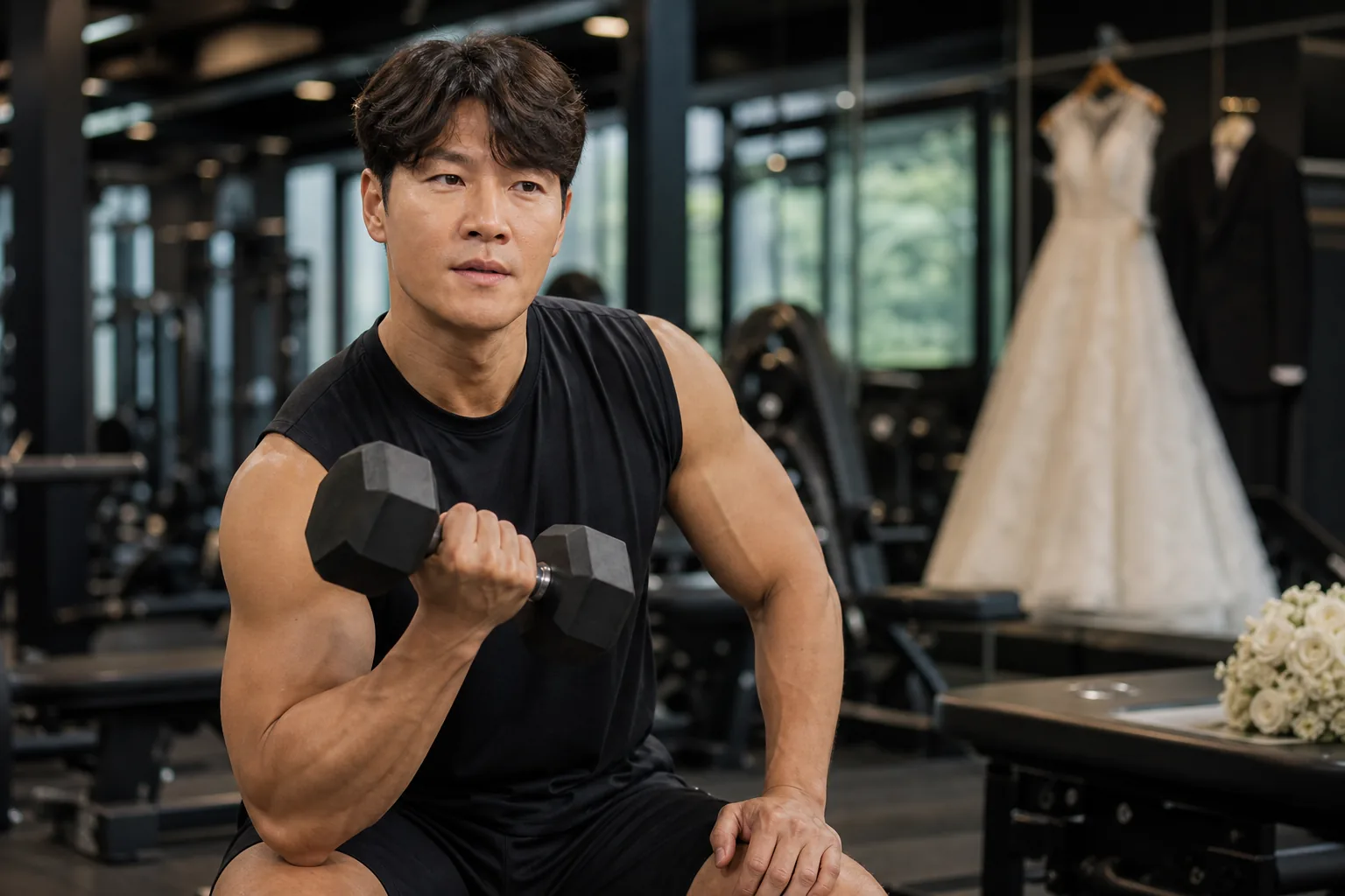 Kim Jong Kook fitness discipline after private wedding ceremony