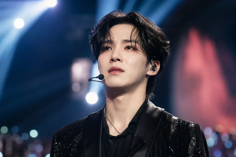 ATEEZ Yunho emotional concert stage support news image