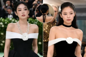 Editorial image for Kim Won Hee Jennie inspired K-pop fashion story