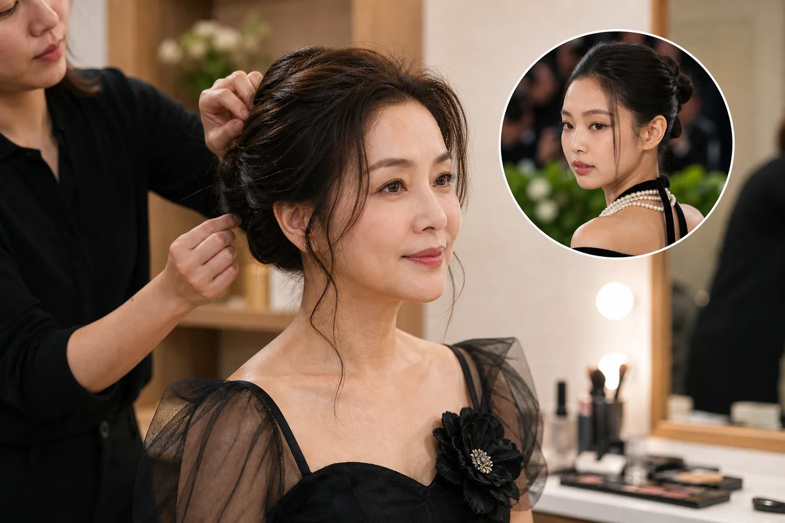 Korean entertainment fashion styling inspired by BLACKPINK Jennie