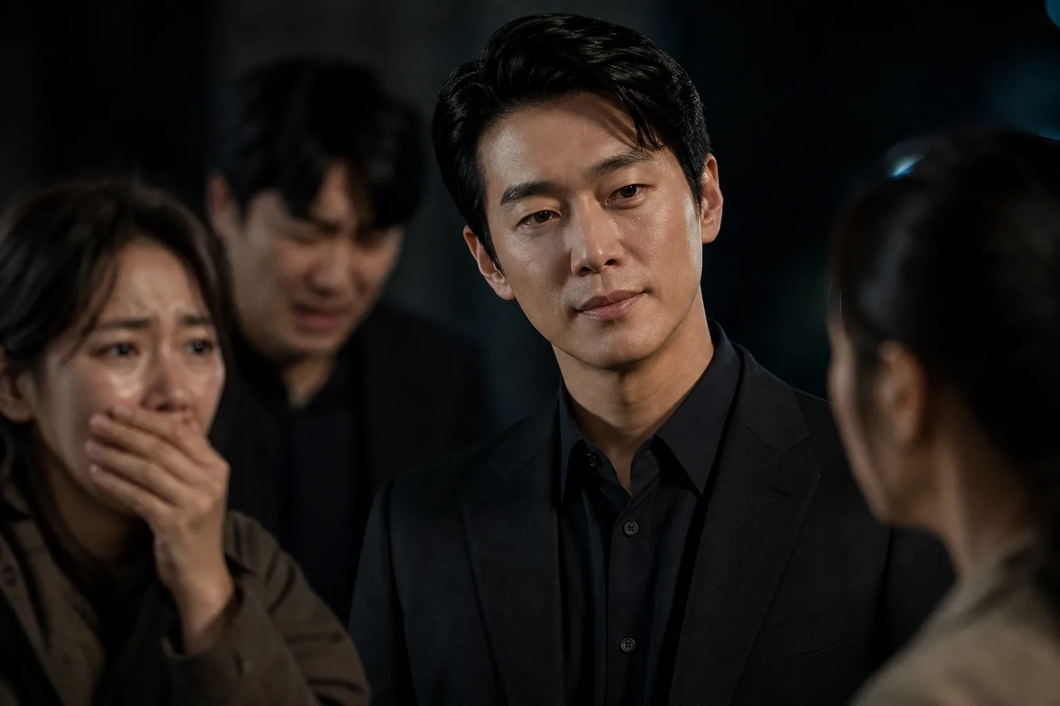Korean thriller drama villain hiding behind an ordinary public face