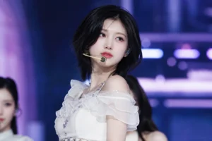 IVE stage performance concept for Gaeul absence at TIMA 2026