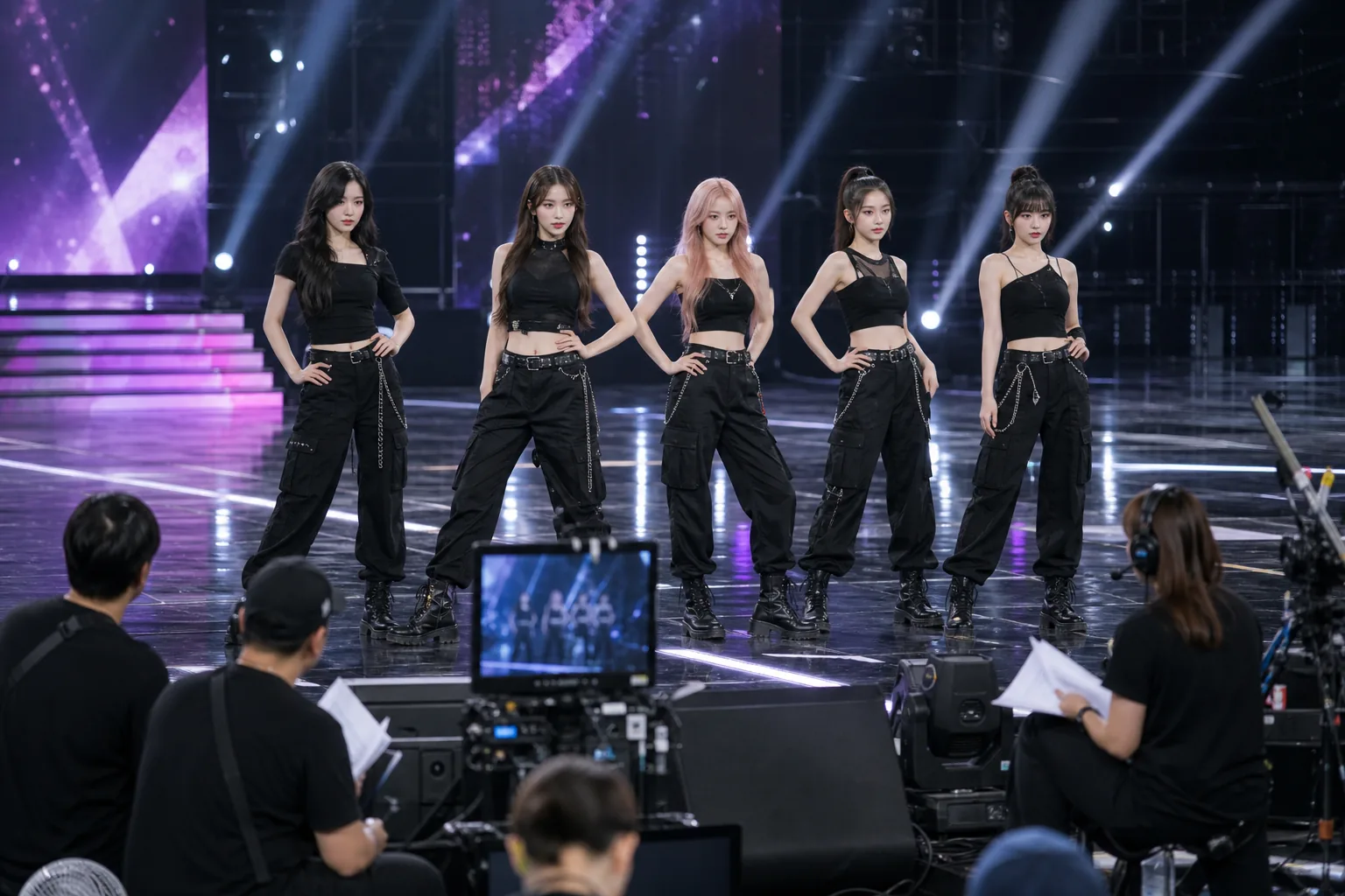 IVE five member performance arrangement for TIMA 2026 in Hong Kong