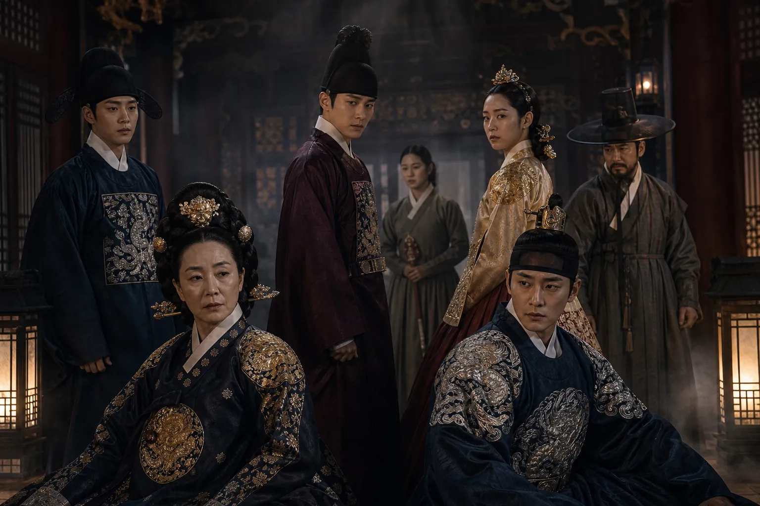 The East Palace royal characters face a cursed palace investigation