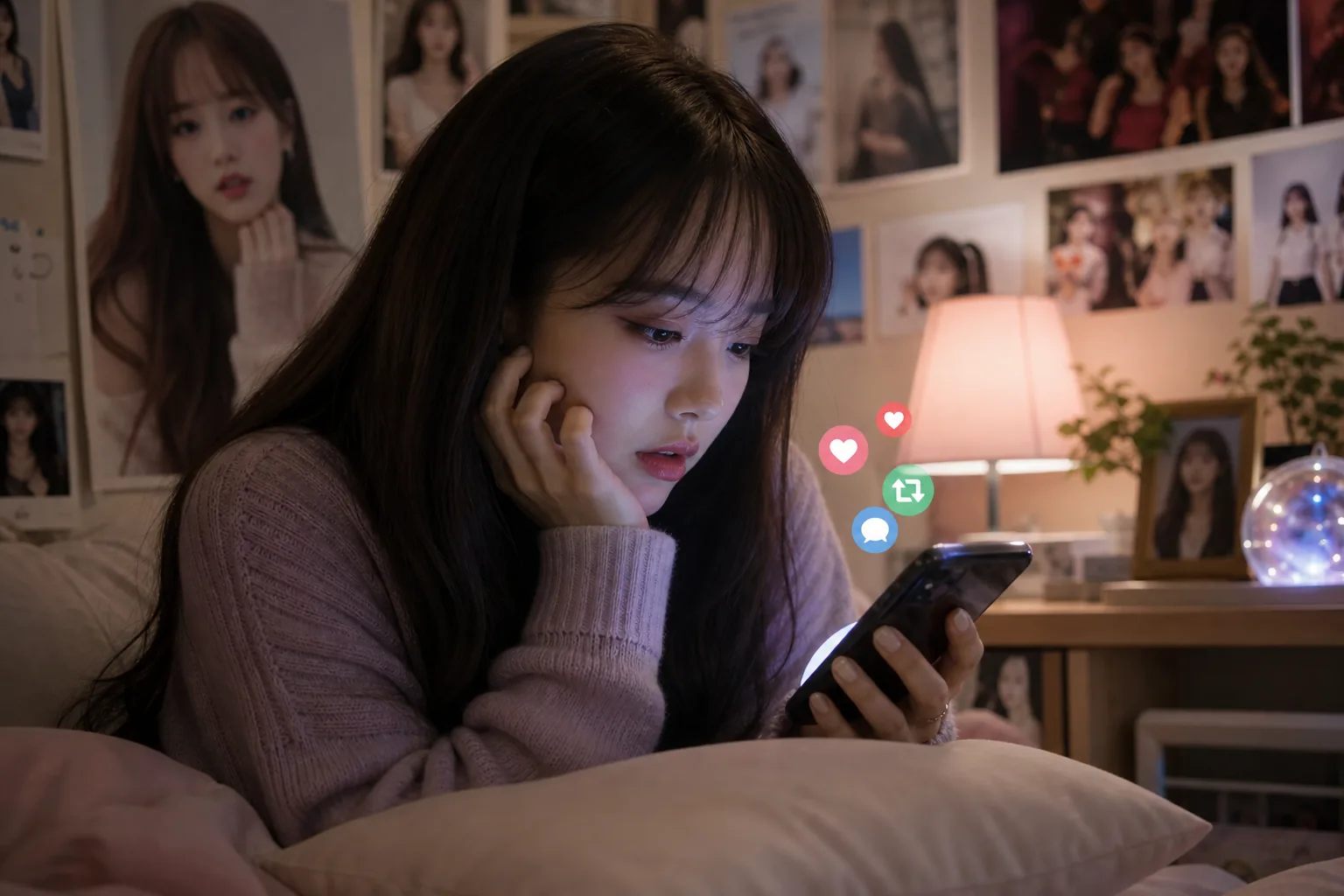 K-pop fans reacting online to Chuu ending her ATRP contract