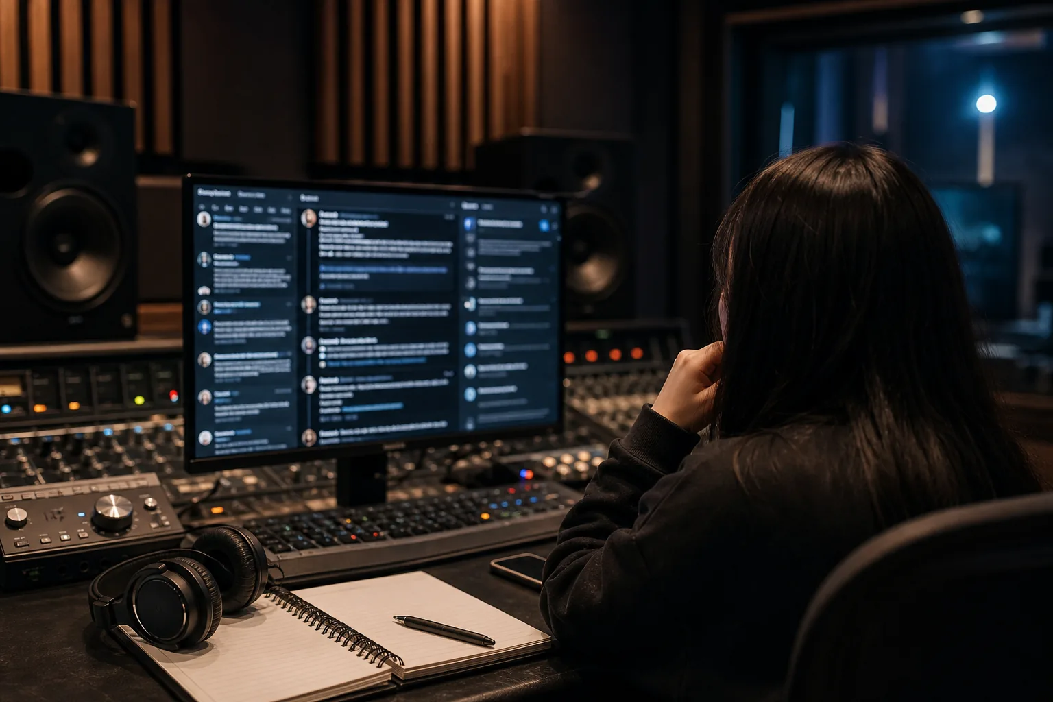 Online fan discussion visualizing divided reaction to BIGHIT MUSIC response