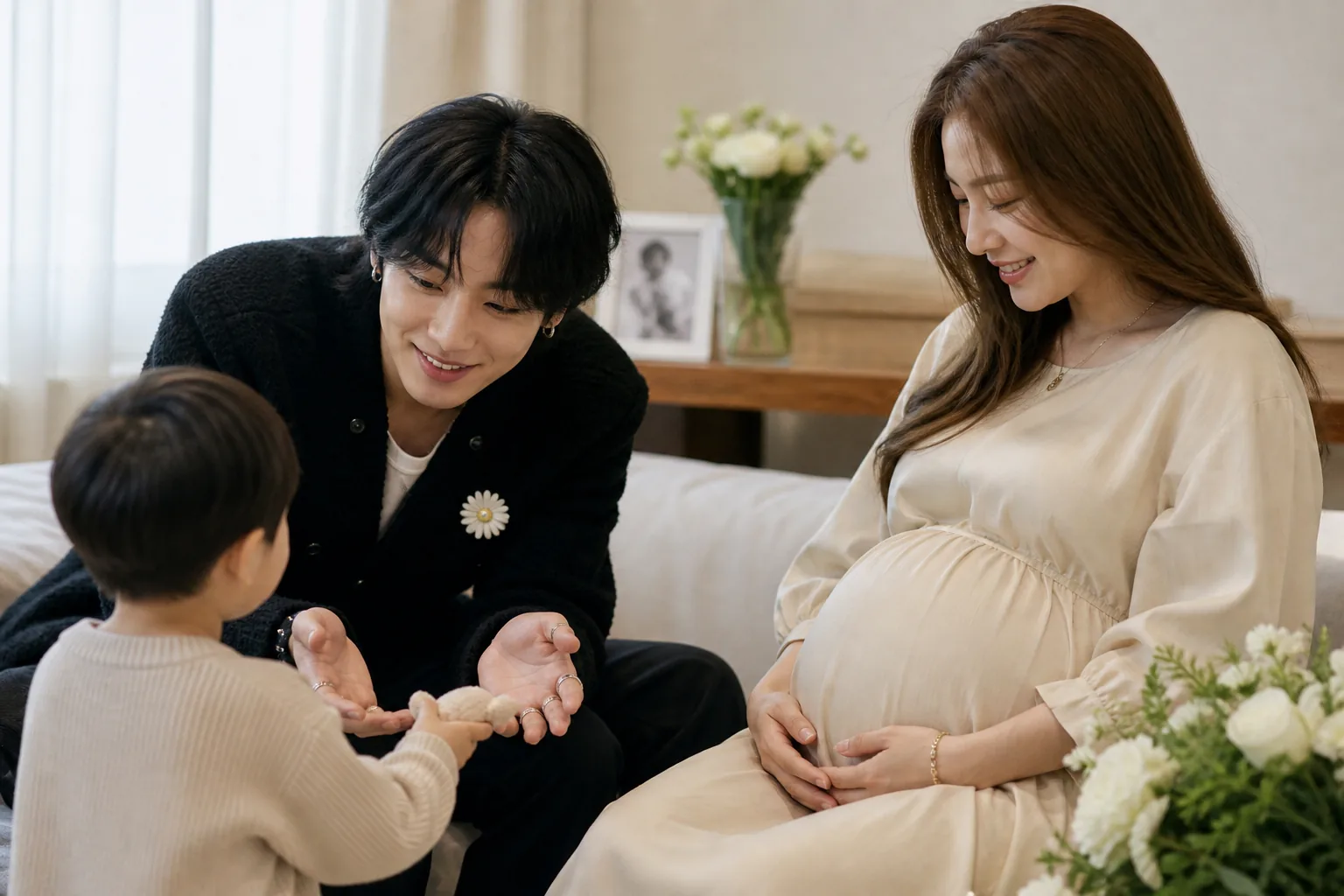 K-pop family milestone concept connected to G-Dragon and Kwon Da Mi