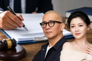 Legal inheritance documents representing Koo Jun-yup and Barbie Hsu estate news