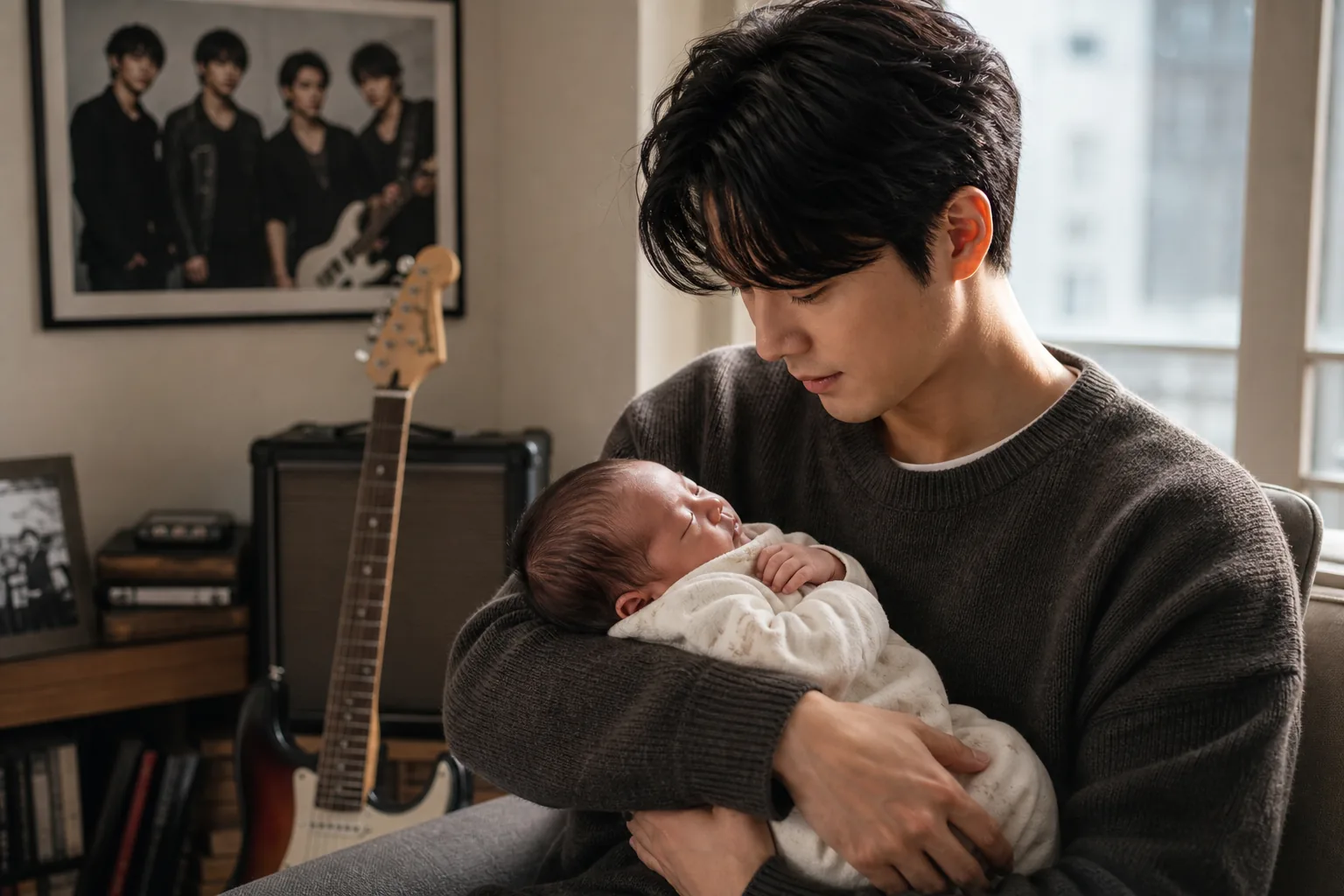 K-pop idol career transitions and family milestones