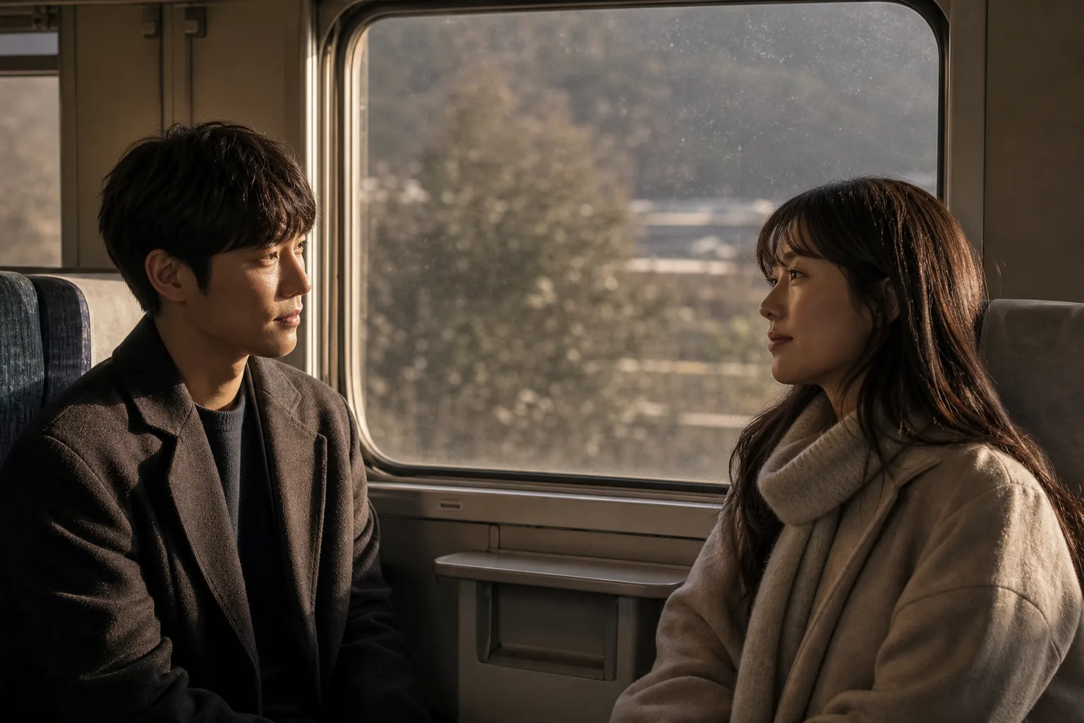 Nostalgic Korean film scene showing memory, separation, and second chances