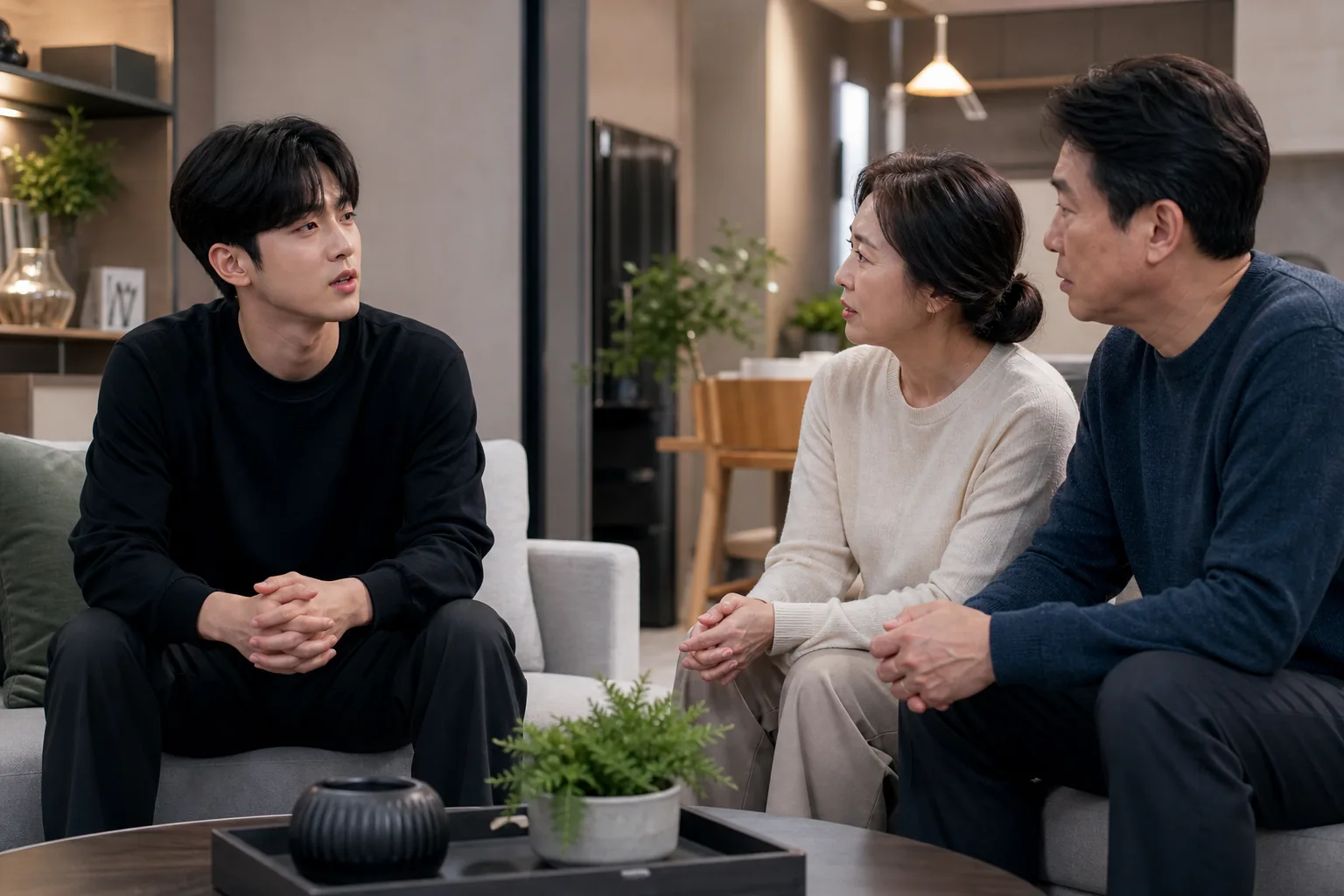 Korean reality dating show breakup discussion on television