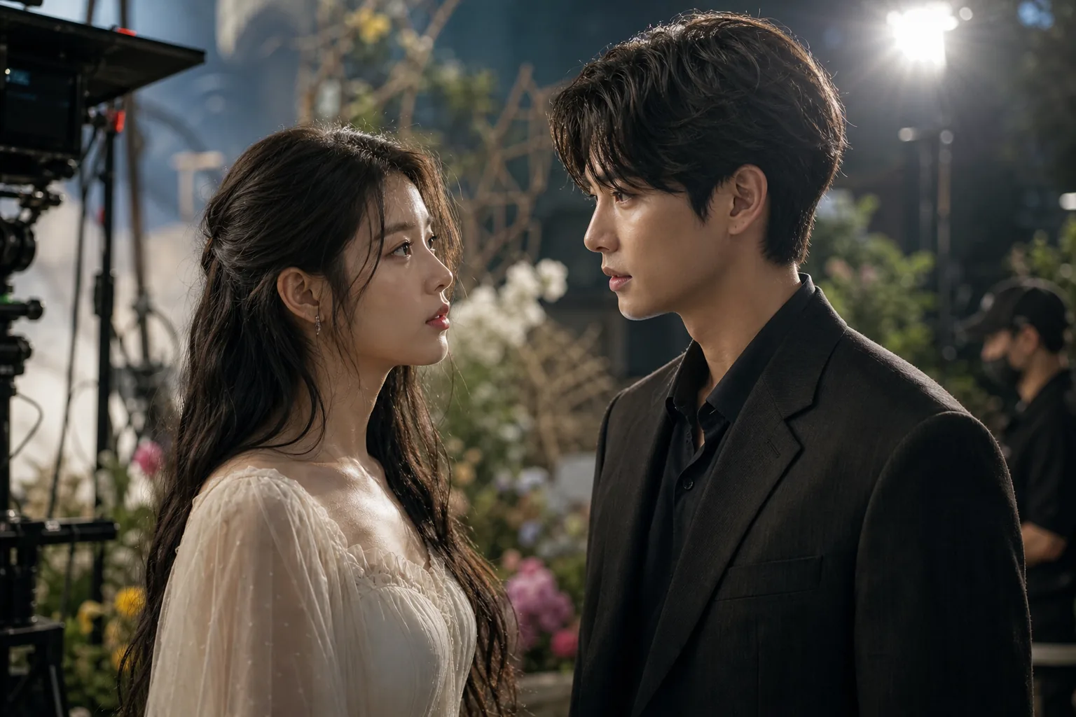K-pop comeback music video production concept for IU and Heo Nam Jun report