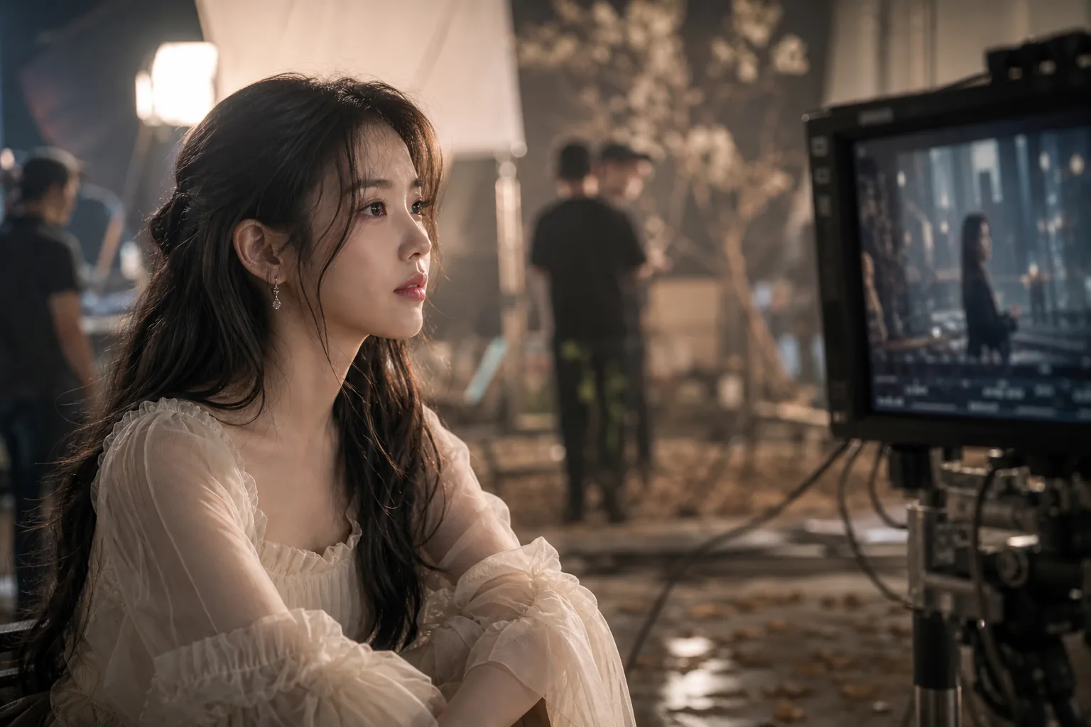 Online debate surrounding IU comeback and actor casting news