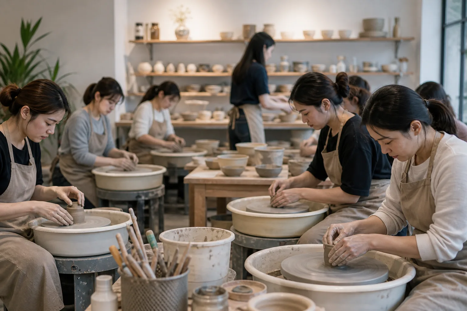 Social media buzz around Korean pottery influencer and workshop expectations