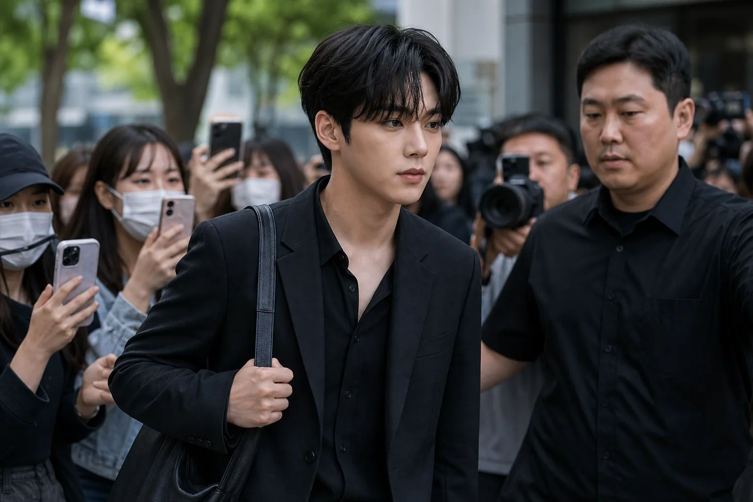 Korean entertainment industry schedules and public attention around celebrity relationships