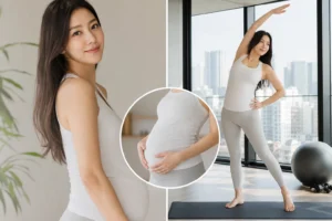 Han Da Gam pregnancy fitness update editorial image