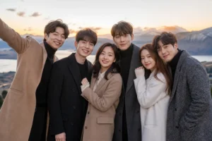 K-drama reunion scene inspired by the Guardian 10th anniversary travel special