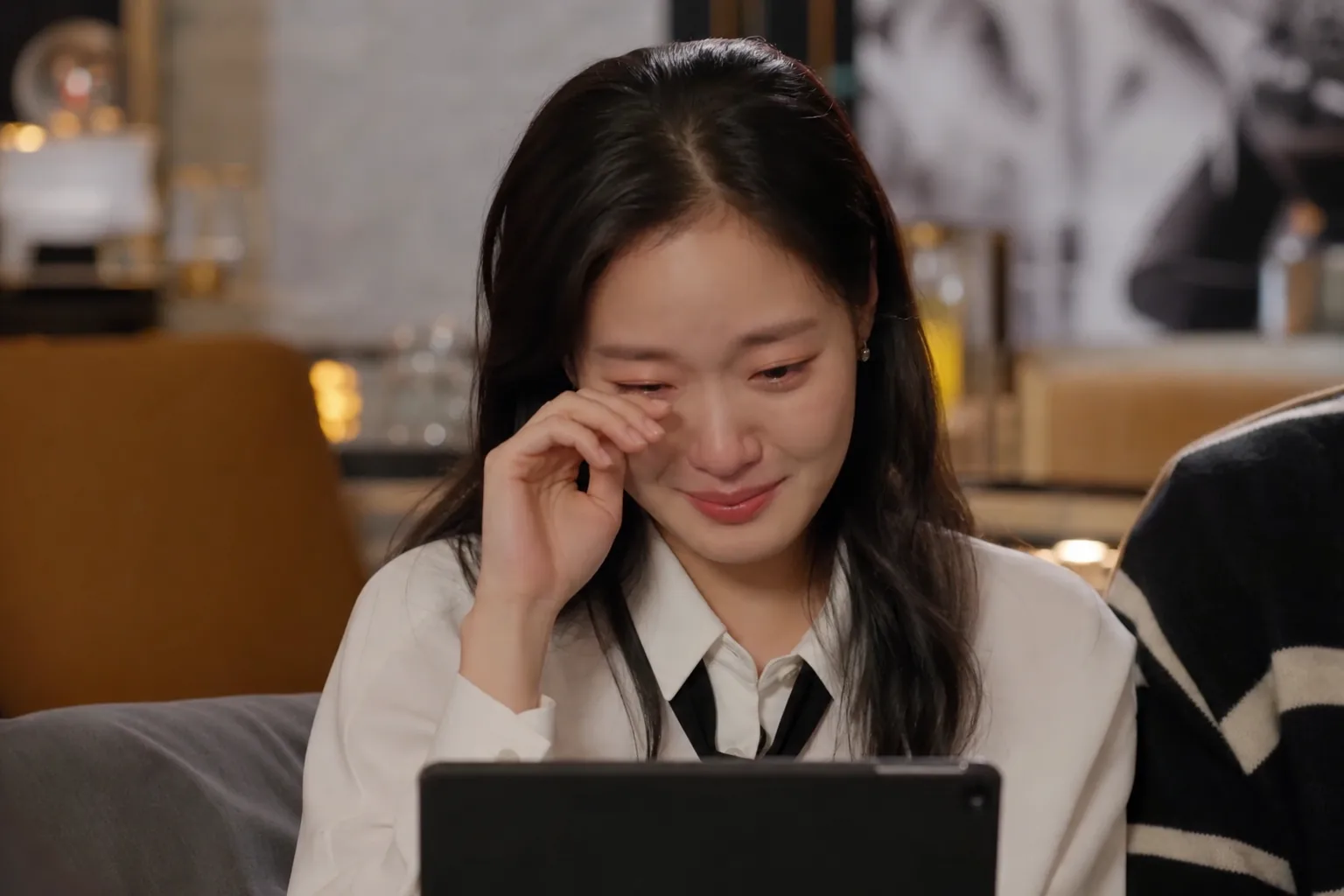 Editorial image about emotional video letters during a Korean drama anniversary special