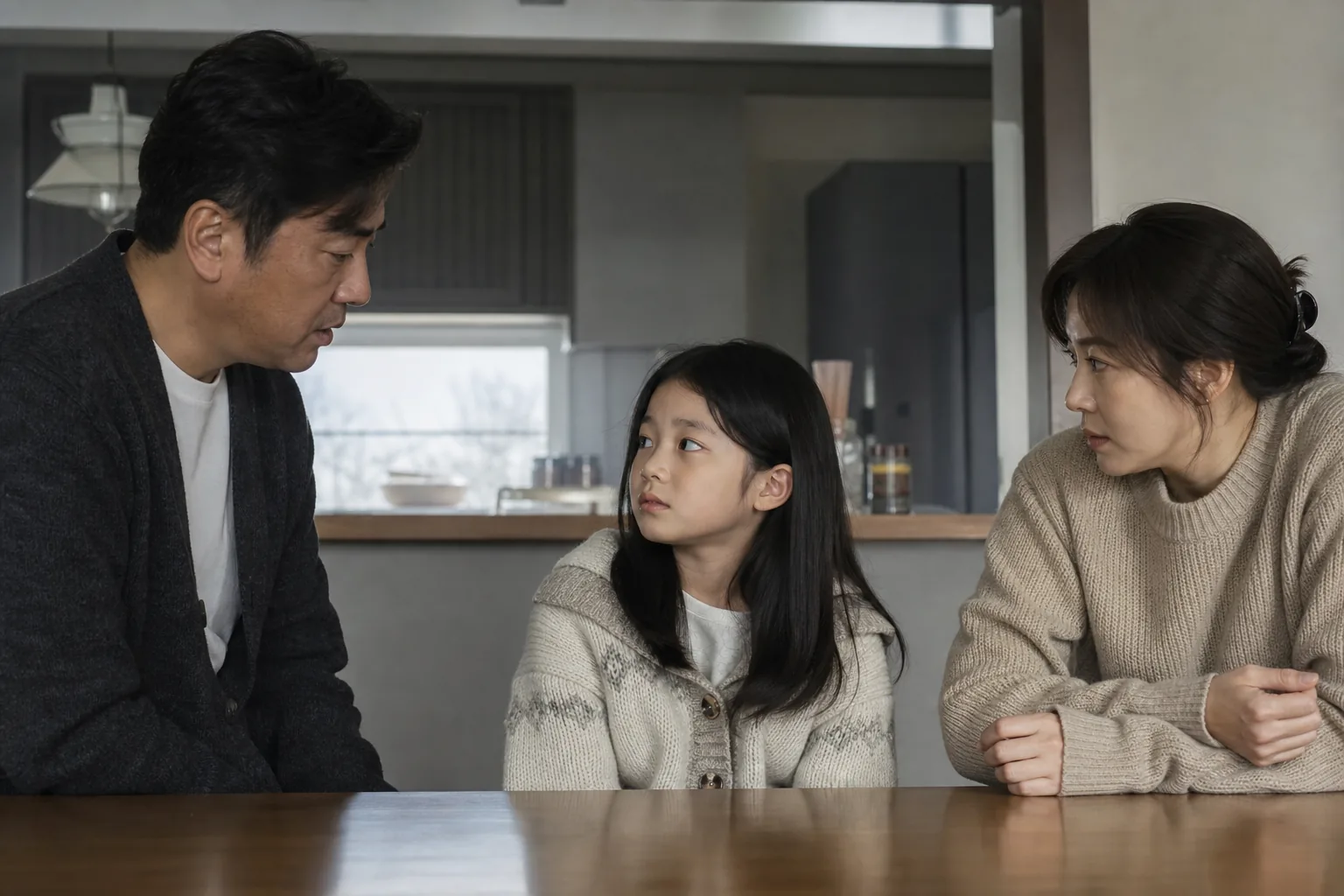 Korean cinema cast ensemble for Portrait of a Family release coverage