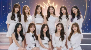 Editorial image representing I.O.I leading July K-pop girl group brand rankings