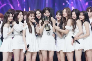 I.O.I Suddenly Inkigayo music show win editorial image