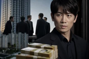 Editorial image representing JTBC drama Apartment starring Ji Sung and Ha Yoon Kyung