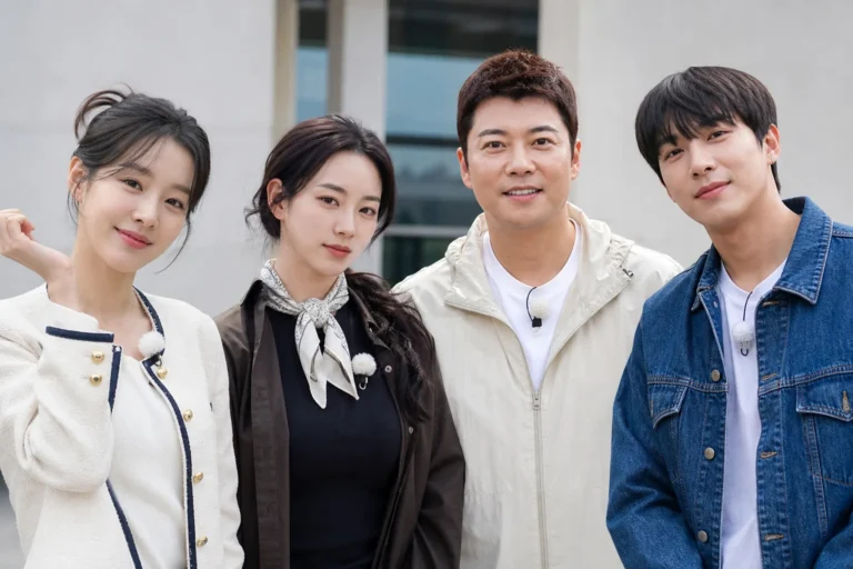 Korean variety show travel episode featuring singers in Sacheon