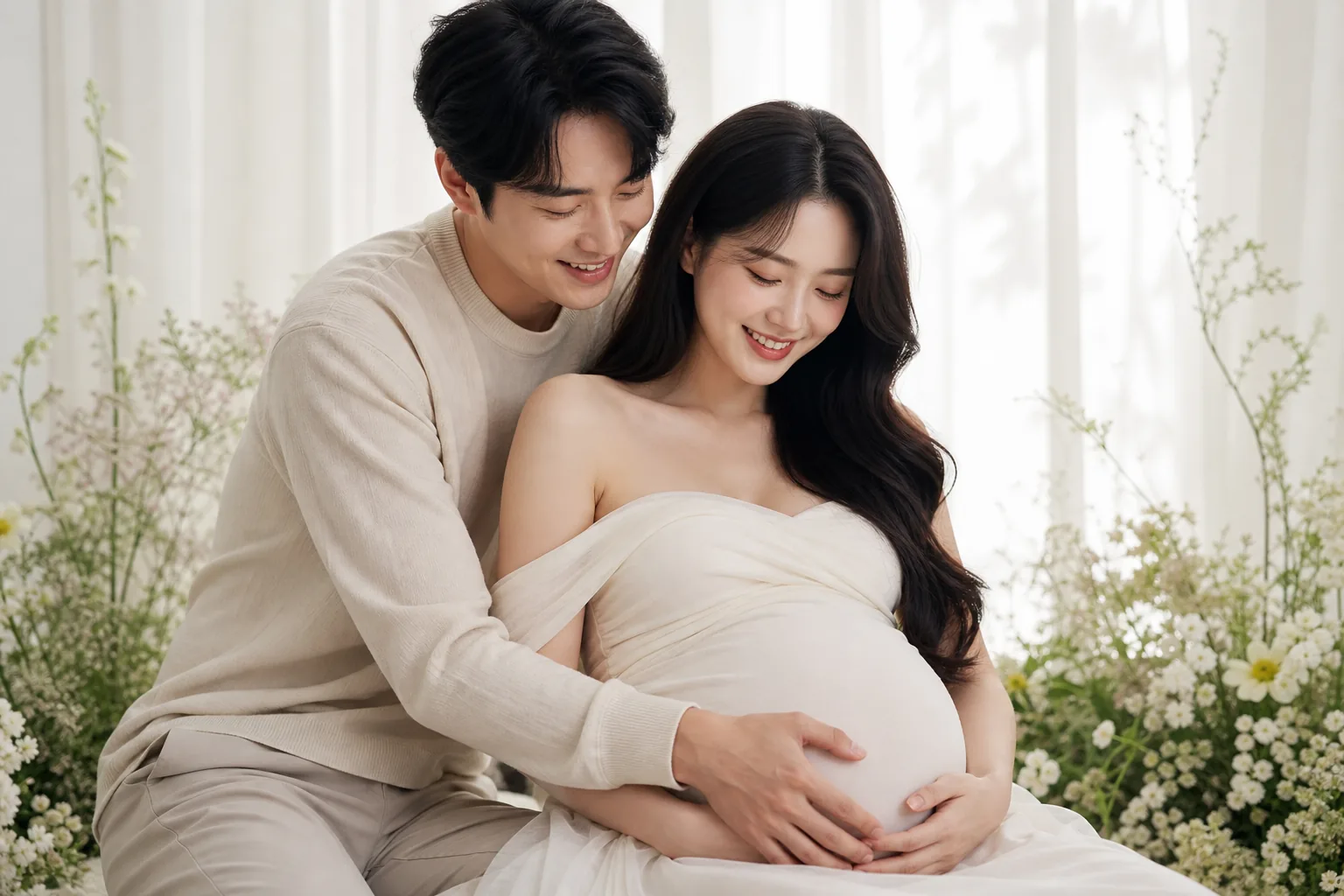 Musical actor and K-pop idol family planning story concept image