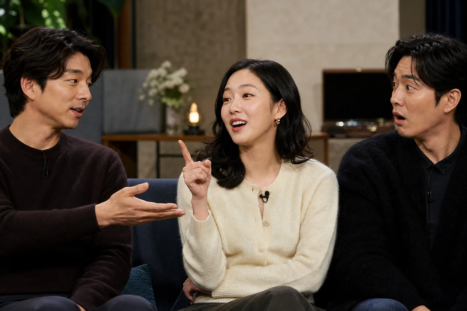 K-drama actors discussing mature romance genre and production demands