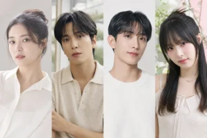 Studio panel for Korean dating reality show Love Against Time
