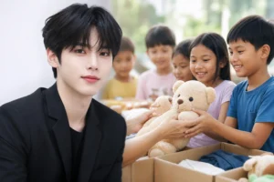 ZEROBASEONE Sung Han Bin charity donation anniversary news concept
