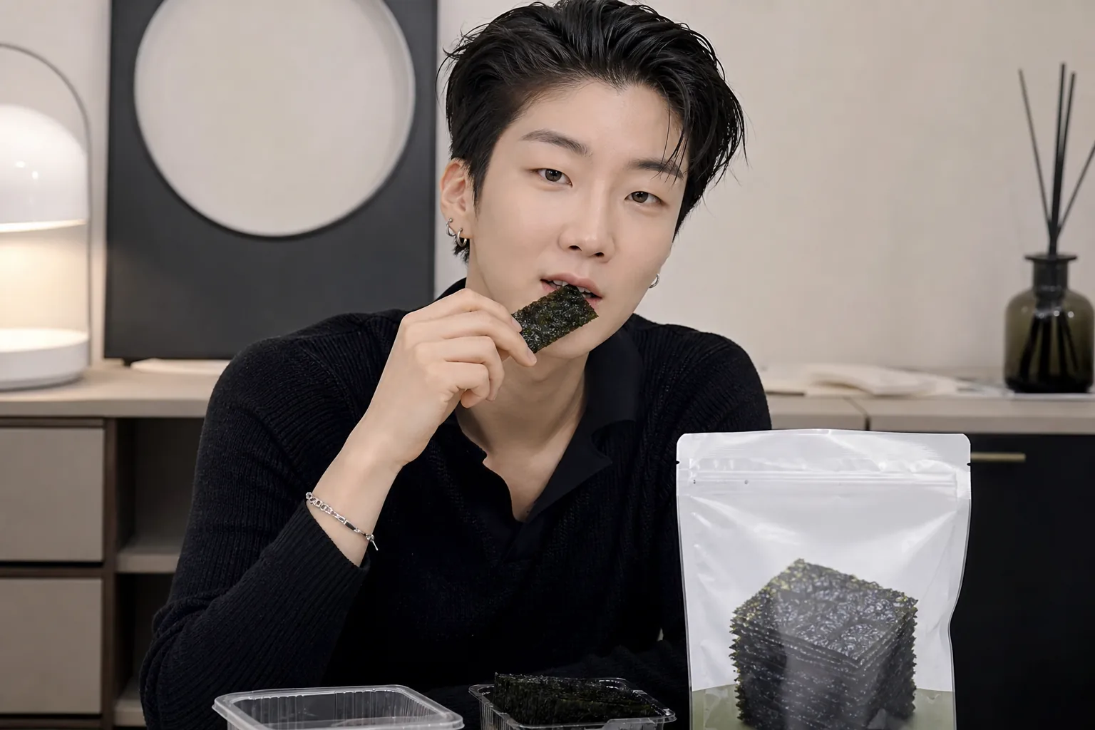 K-pop idol mukbang product promotion debate