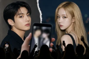K-pop social media rumor discussion involving Jungkook and Winter