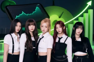 K-pop chart rebound concept for RESCENE LOVE ATTACK