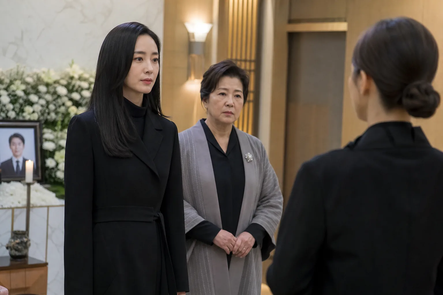 AI-generated image of K-drama characters facing long-running family secrets