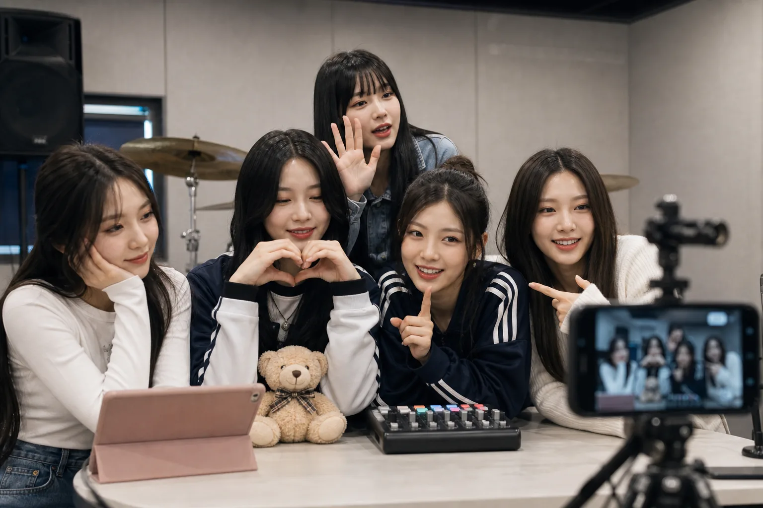 Small K-pop agency team building fan momentum through live broadcasts