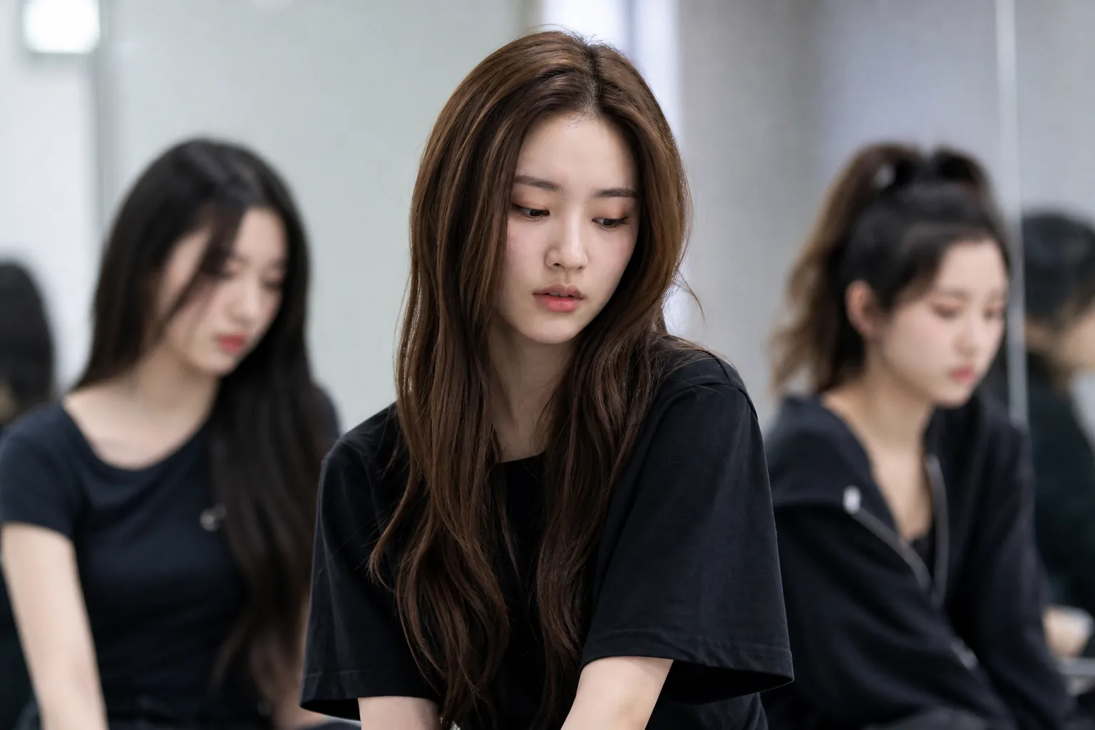 K-pop fans reacting online to a girl group lineup change