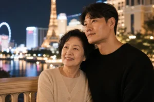 Kim Jong Kook family travel reflection during Las Vegas trip