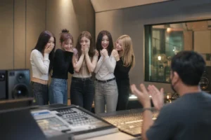 K-pop group comeback momentum and digital music chart success