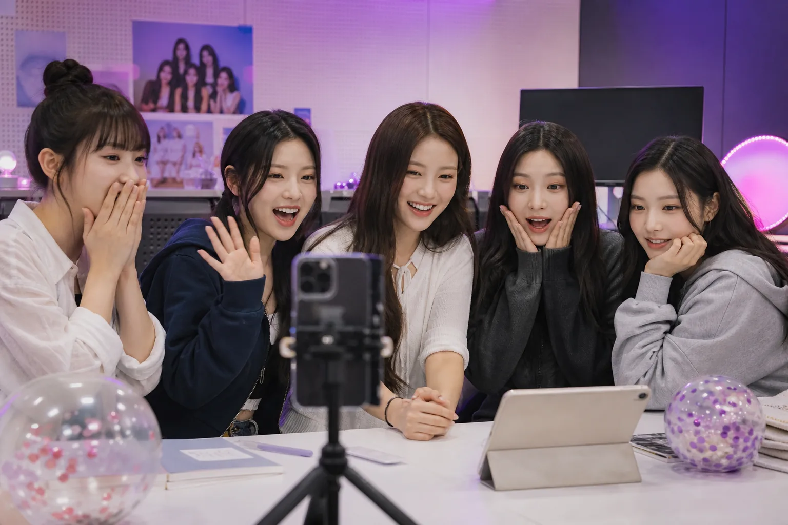 Small K-pop agency livestream strategy behind a viral chart reversal