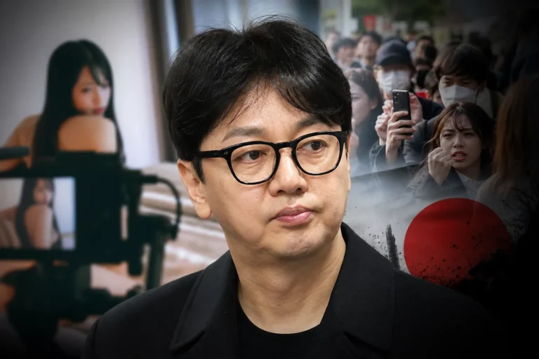 Editorial image representing Korean entertainment industry controversy around Ko Young Wook