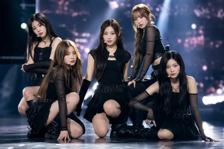K-pop girl group stage spotlight representing RESCENE's renewed attention