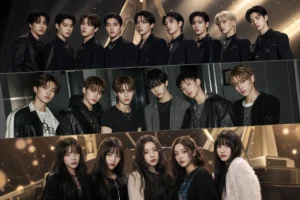 K-pop awards stage concept for the 2026 The Fact Music Awards first lineup