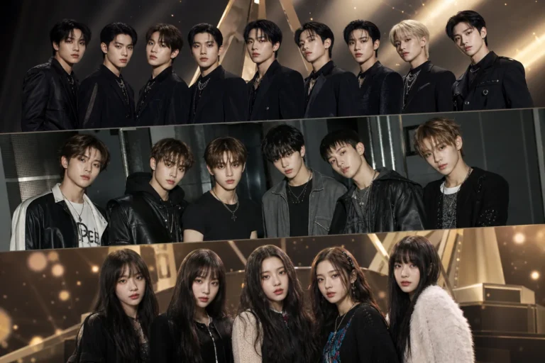 K-pop awards stage concept for the 2026 The Fact Music Awards first lineup