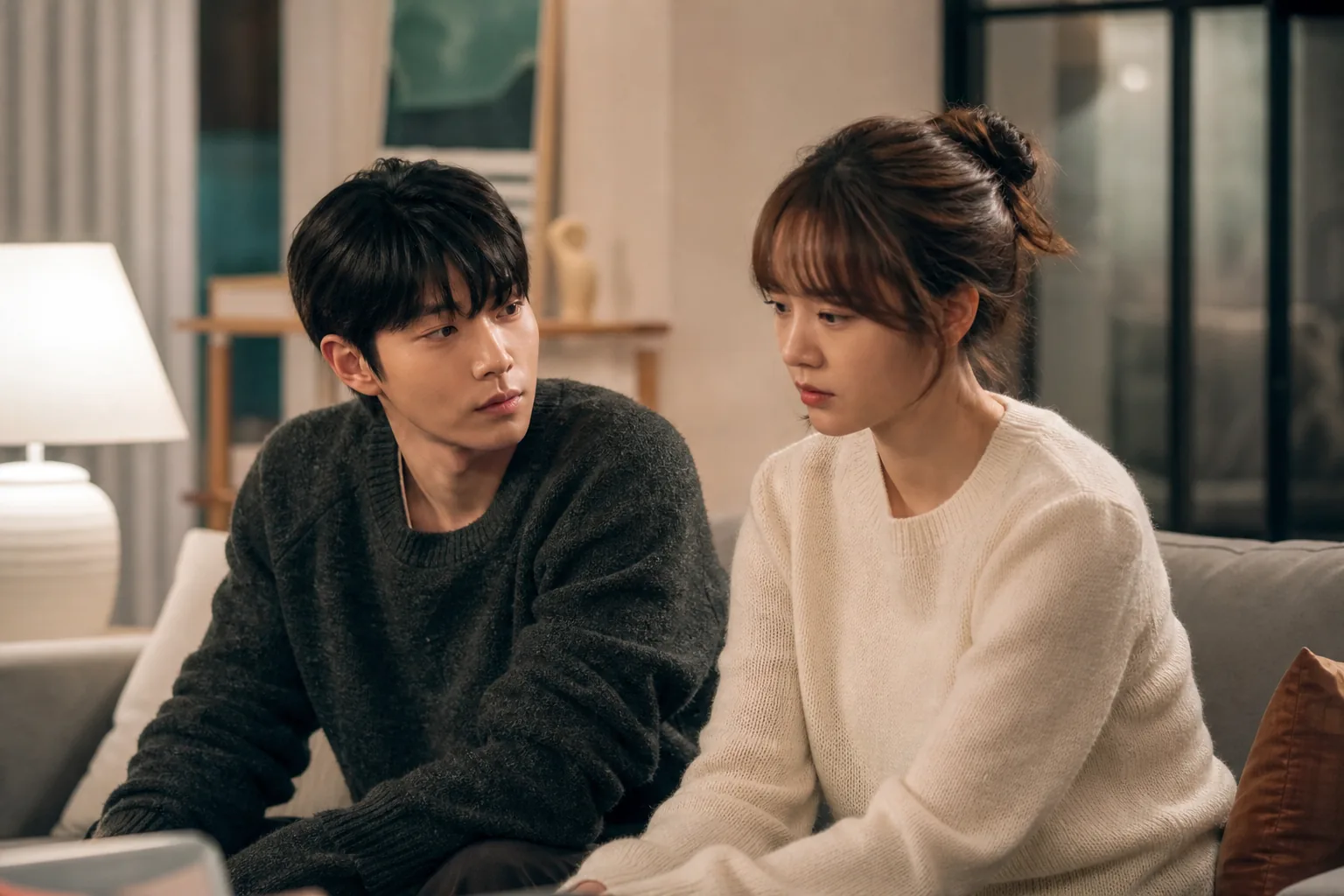 Korean drama production meeting with ratings charts and scripts