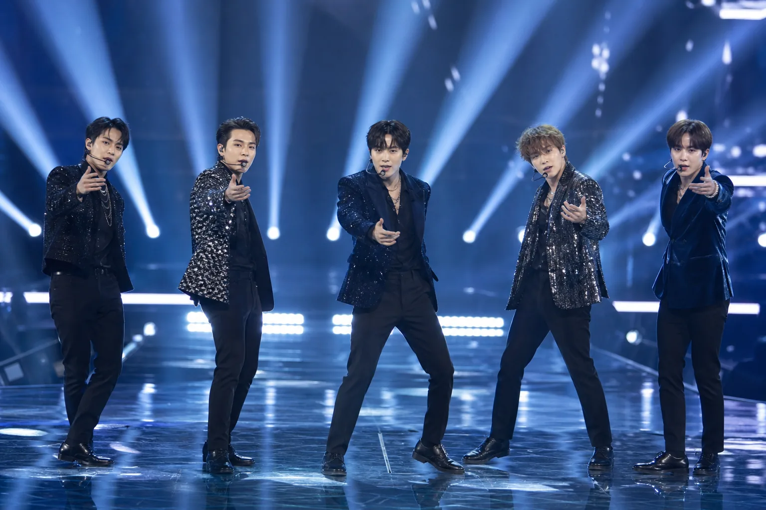 Leeteuk Kim Heechul SUPER JUNIOR-83z Music Core performance context